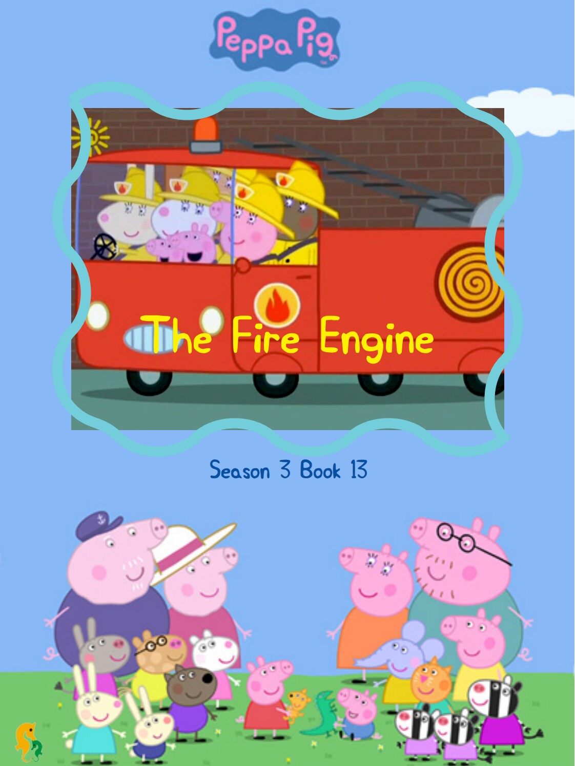 The Fire Engine绘本故事第2页