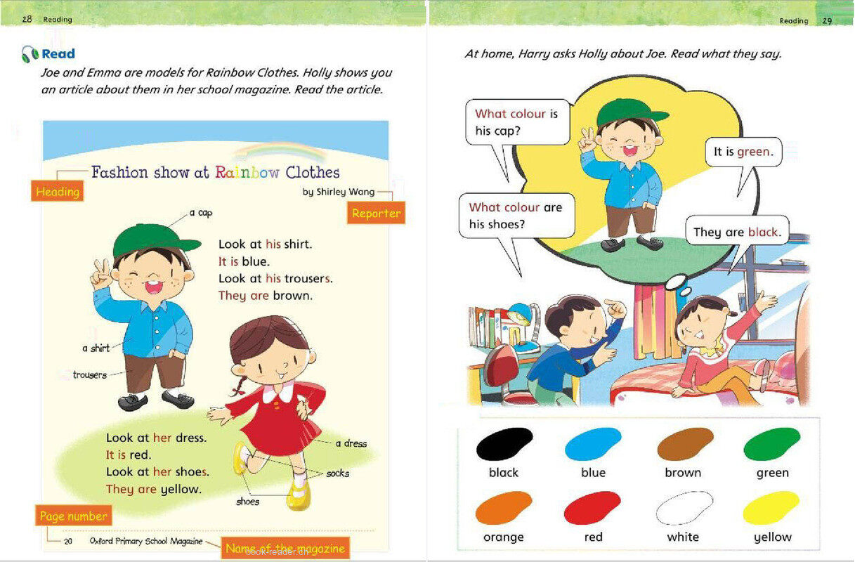 1A Unit 4 Colours around us绘本故事第3页