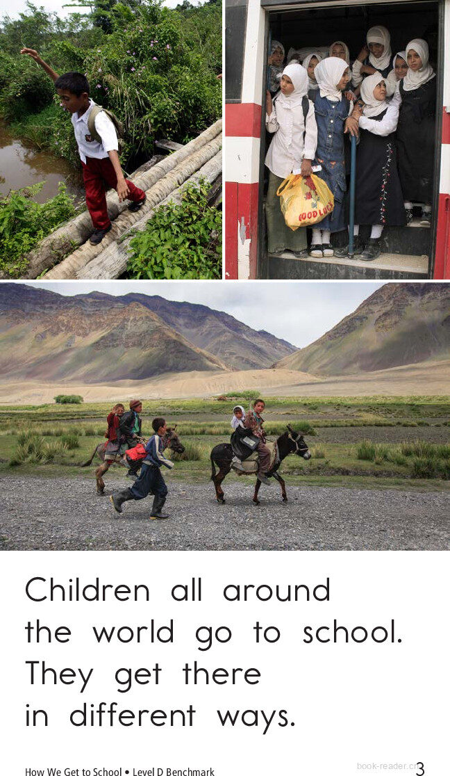 How We Get To School绘本故事第3页