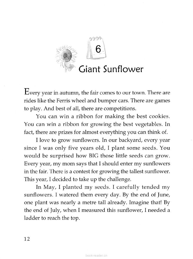Giant Sunflower绘本故事第2页