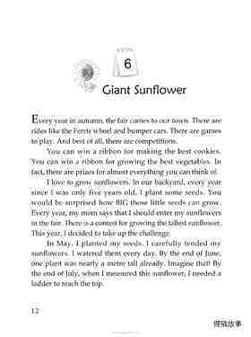 Giant Sunflower绘本故事第2页