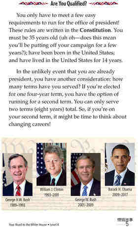 Your Road to the White House绘本故事第4页
