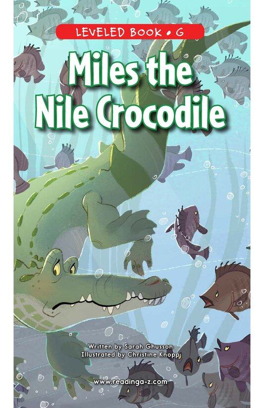 Miles the Nile Crocodile绘本故事第2页