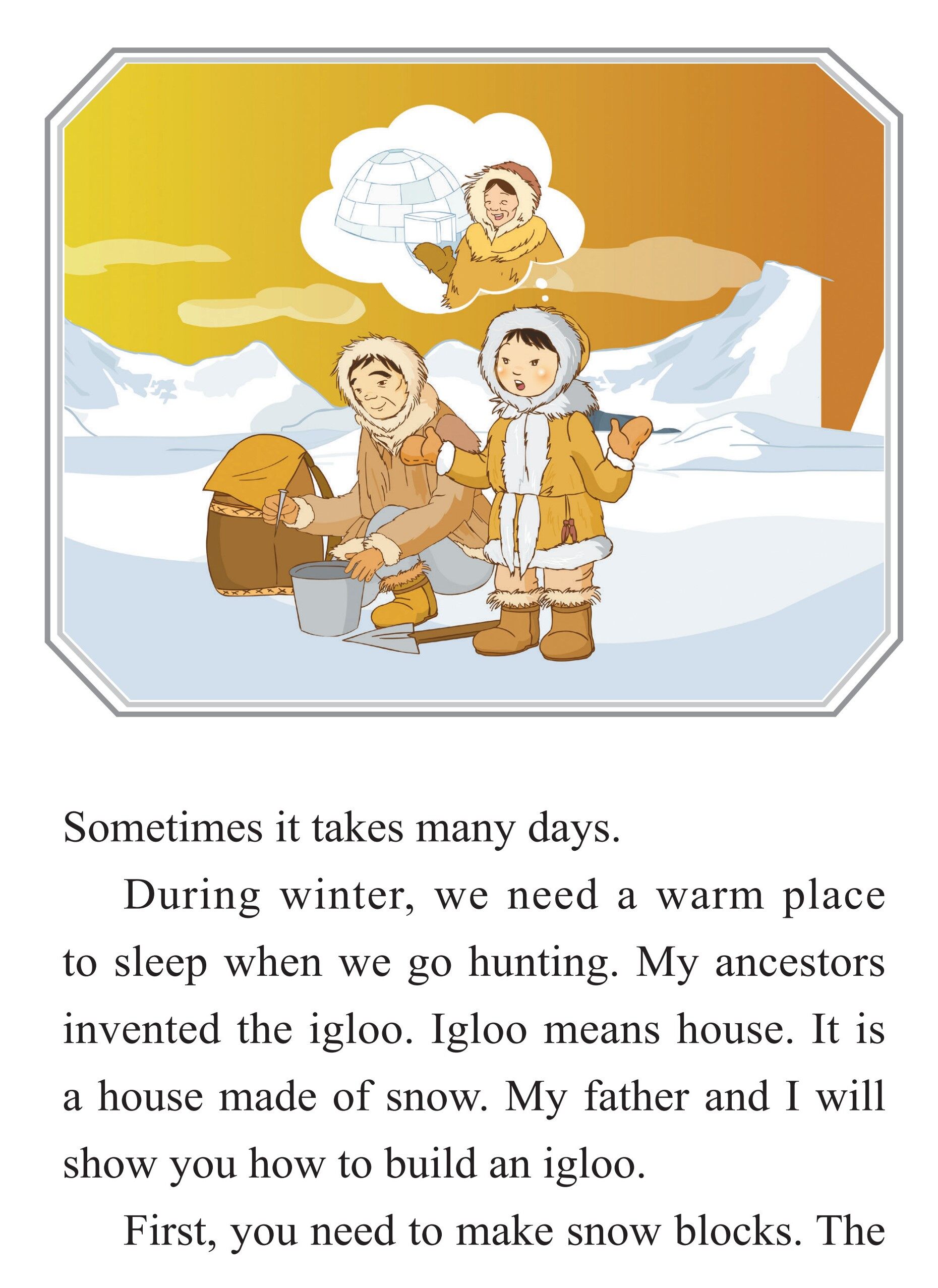 The Amazing Snow House绘本故事第4页