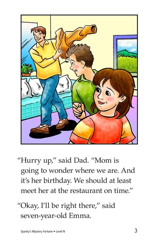 Sparky's Mystery Fortune绘本故事第3页