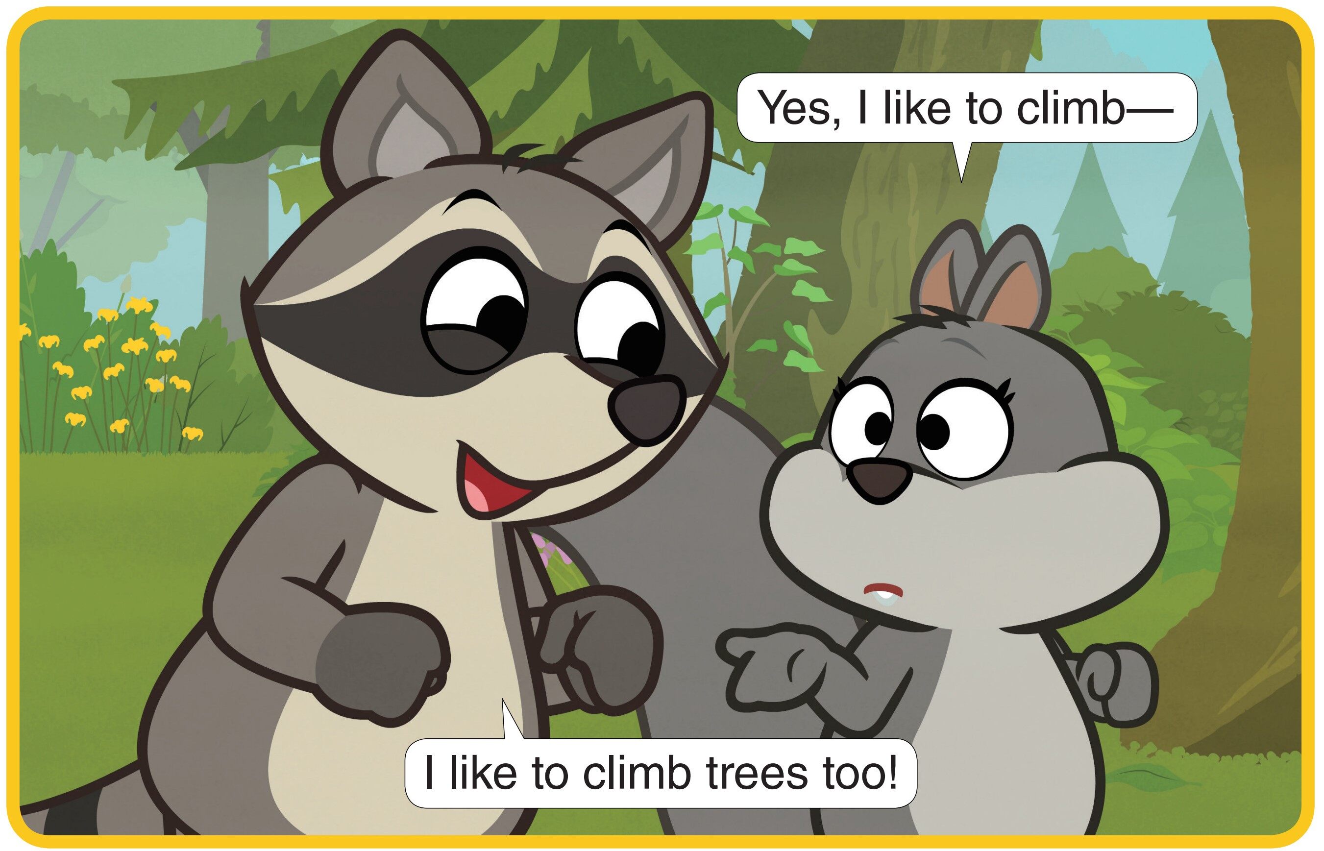 I Like to Climb绘本故事第3页