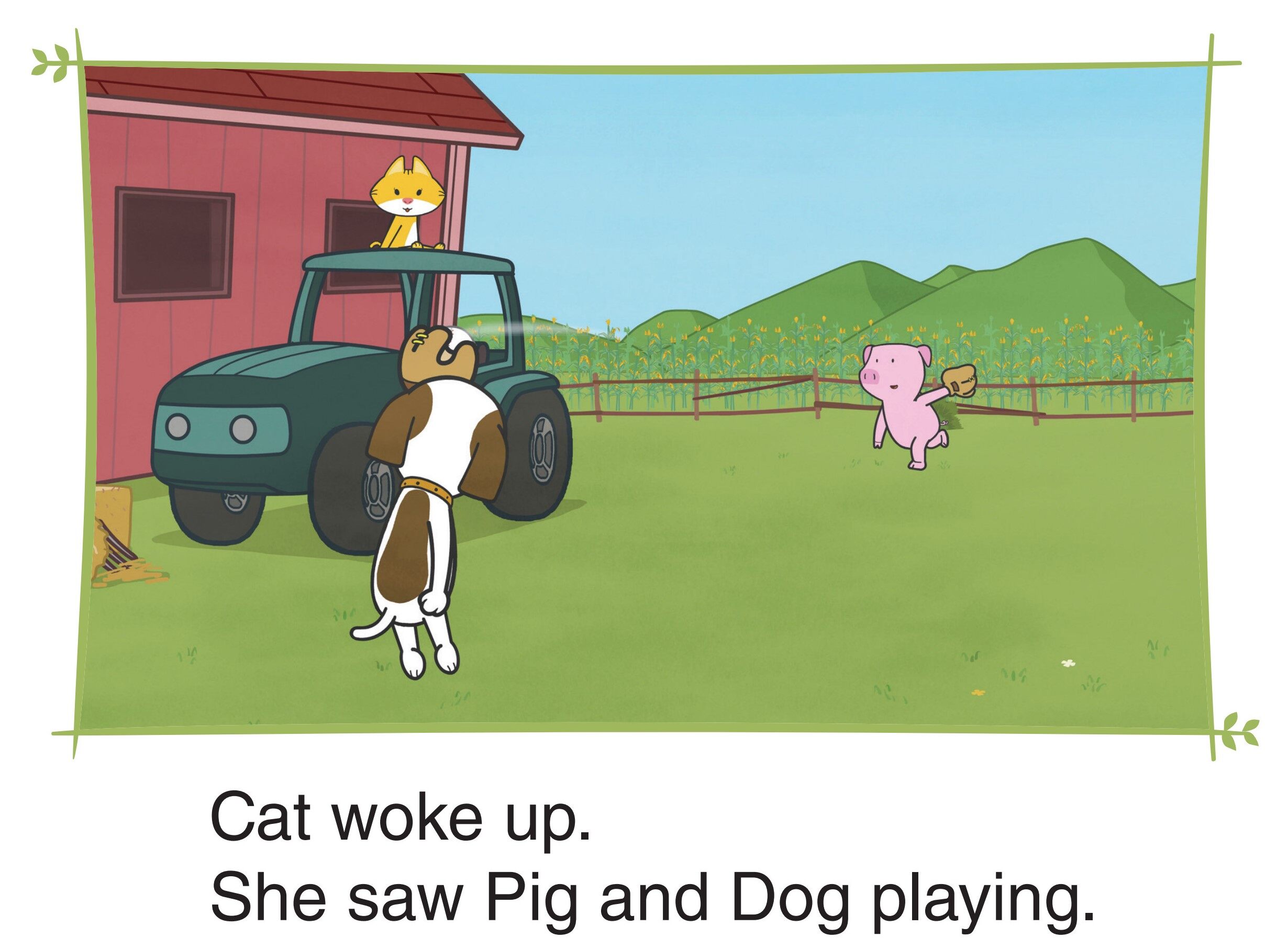 Playing Catch绘本故事第4页