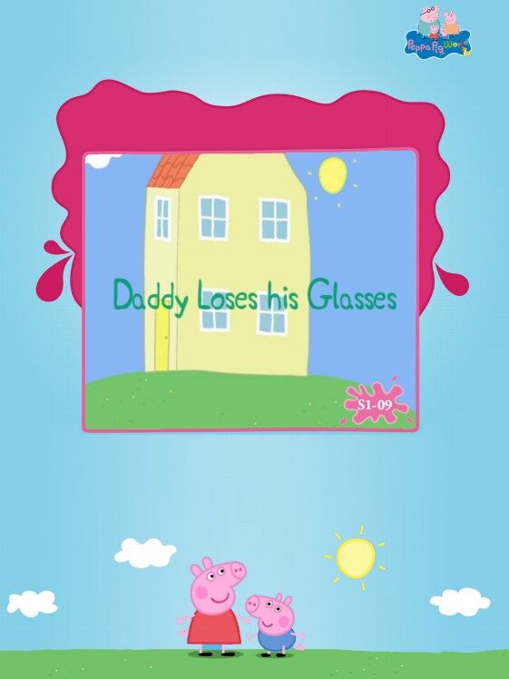 Daddy loses his glasses绘本故事第2页