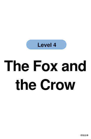 The Fox and the Crow绘本故事第2页
