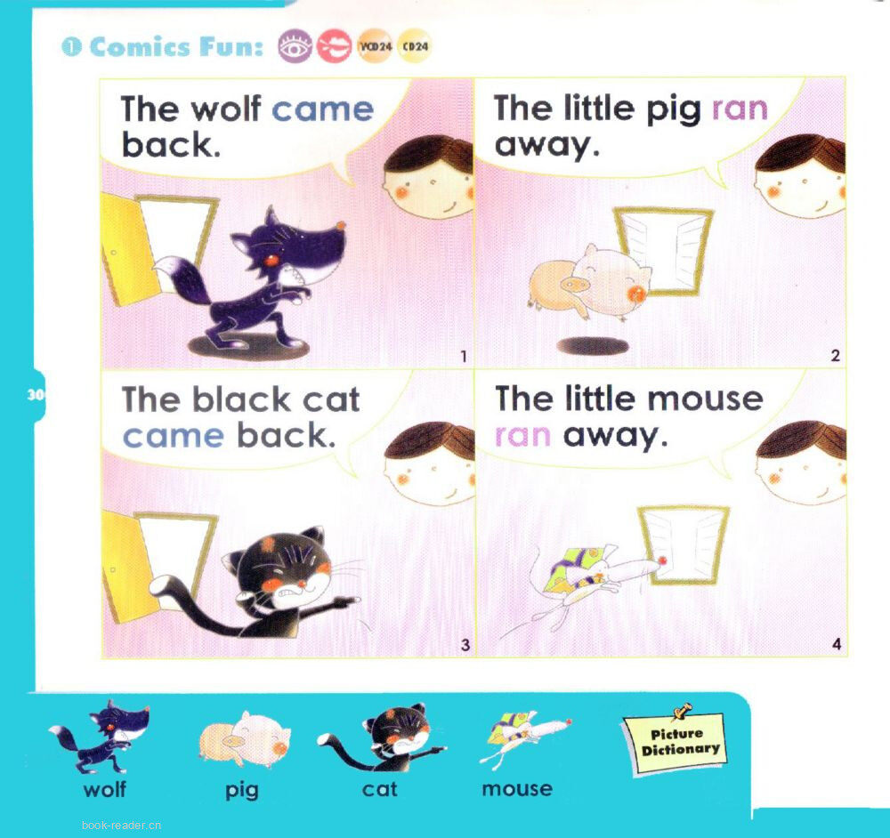 11 Ran Away绘本故事第2页