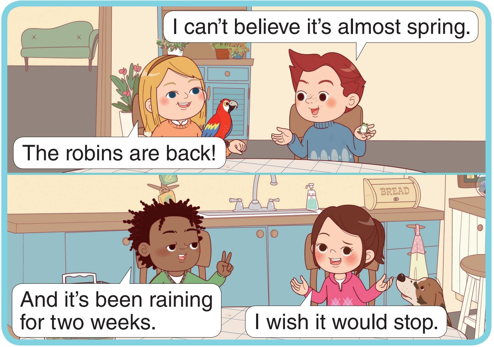 The Flood绘本故事第2页