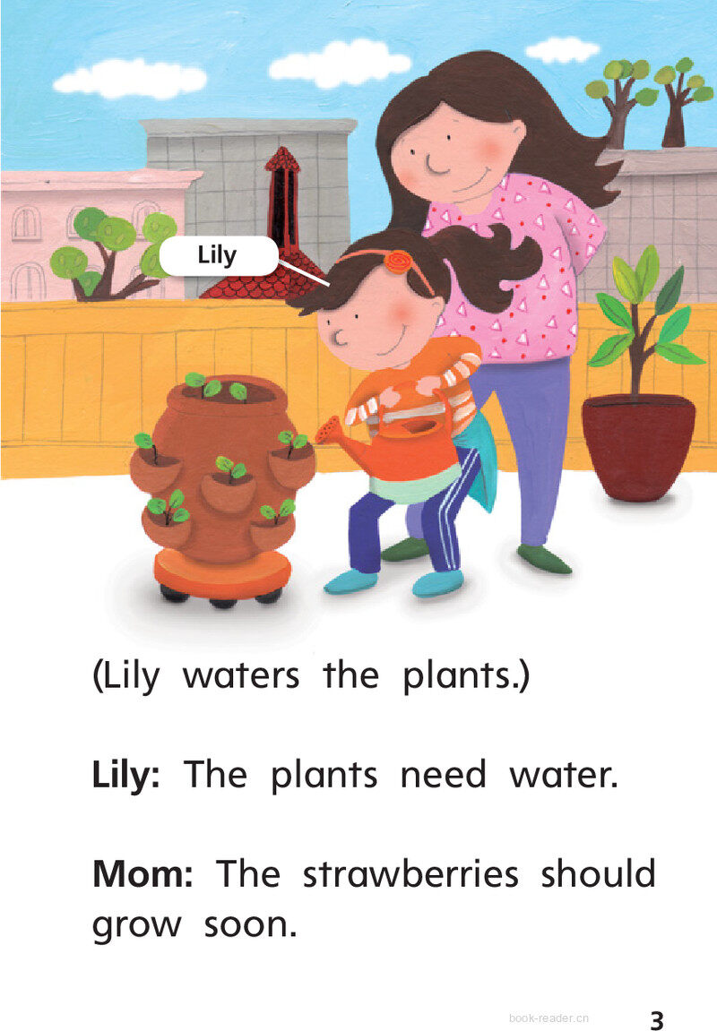 G1 ELL U3W2 Yum, Strawberries!绘本故事第5页