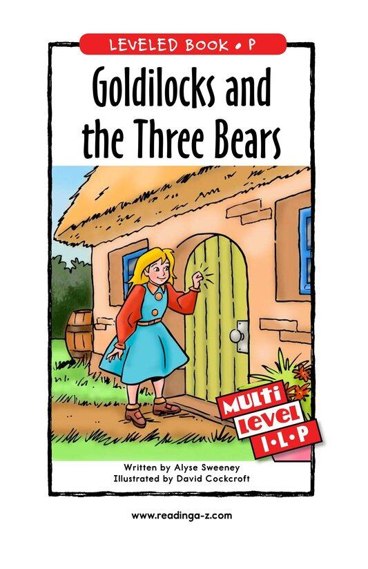 Goldilocks and the Three Bears绘本故事第2页