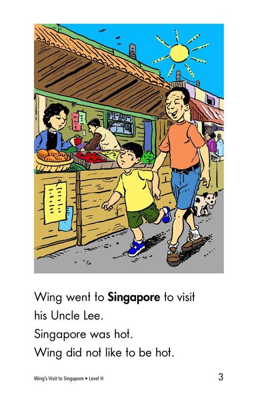 Wing's Visit to Singapore绘本故事第3页