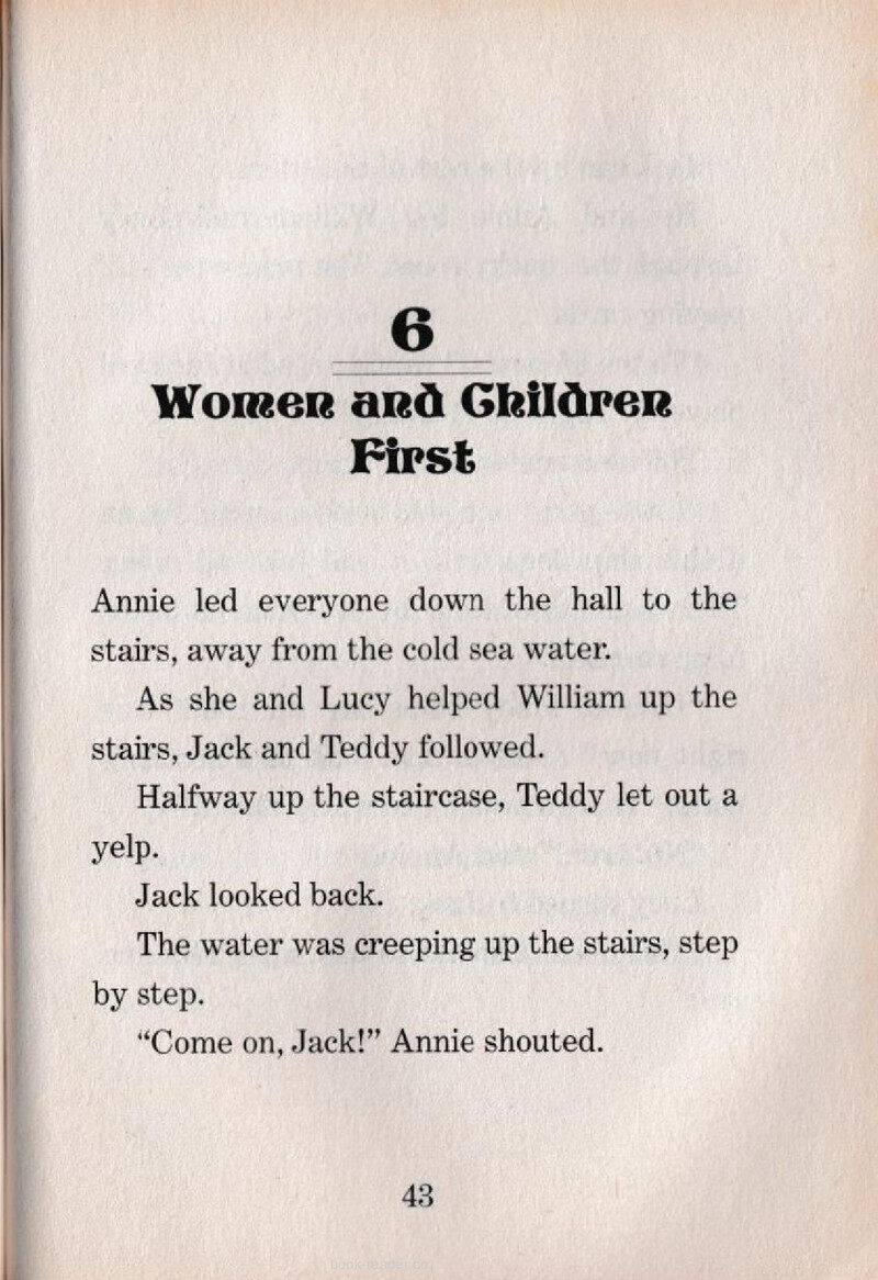 06 Women and Children First绘本故事第2页