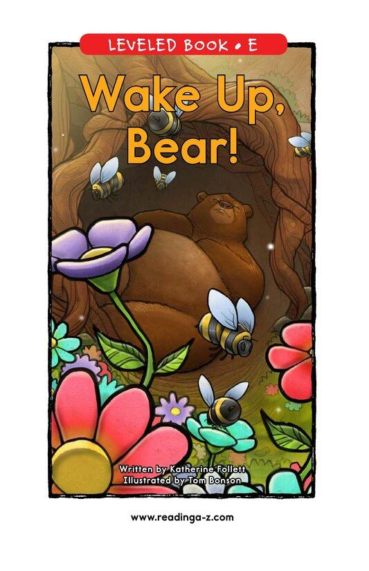 Wake Up,Bear!绘本故事第2页