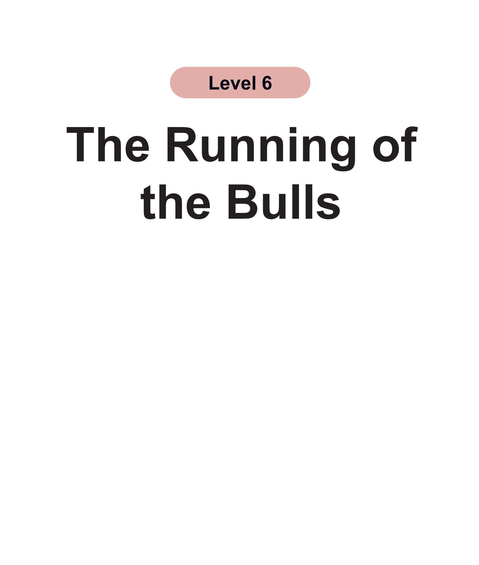 The Running of the Bulls绘本故事第2页