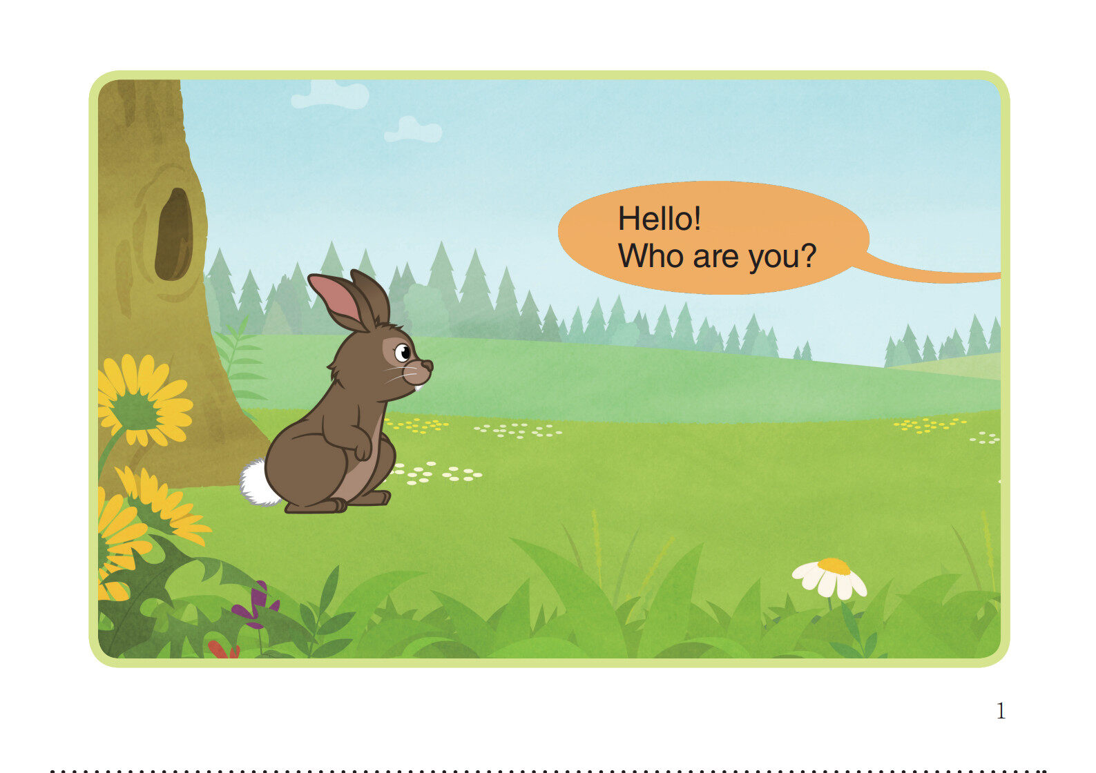 Cottontail Rabbit绘本故事第2页