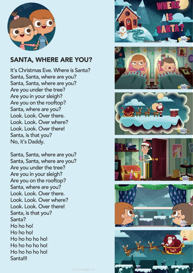 Santa, Where Are You绘本故事第2页