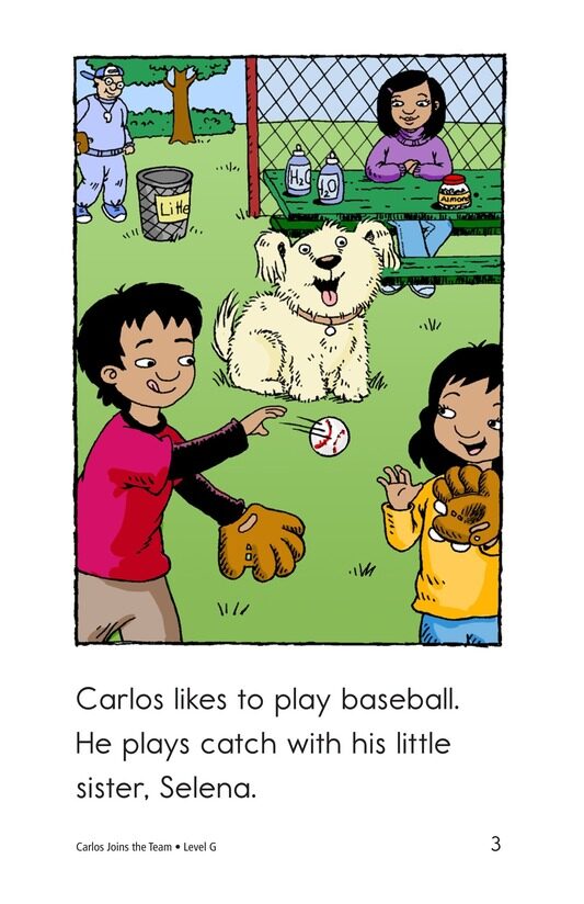 Carlos Joins the Team绘本故事第3页