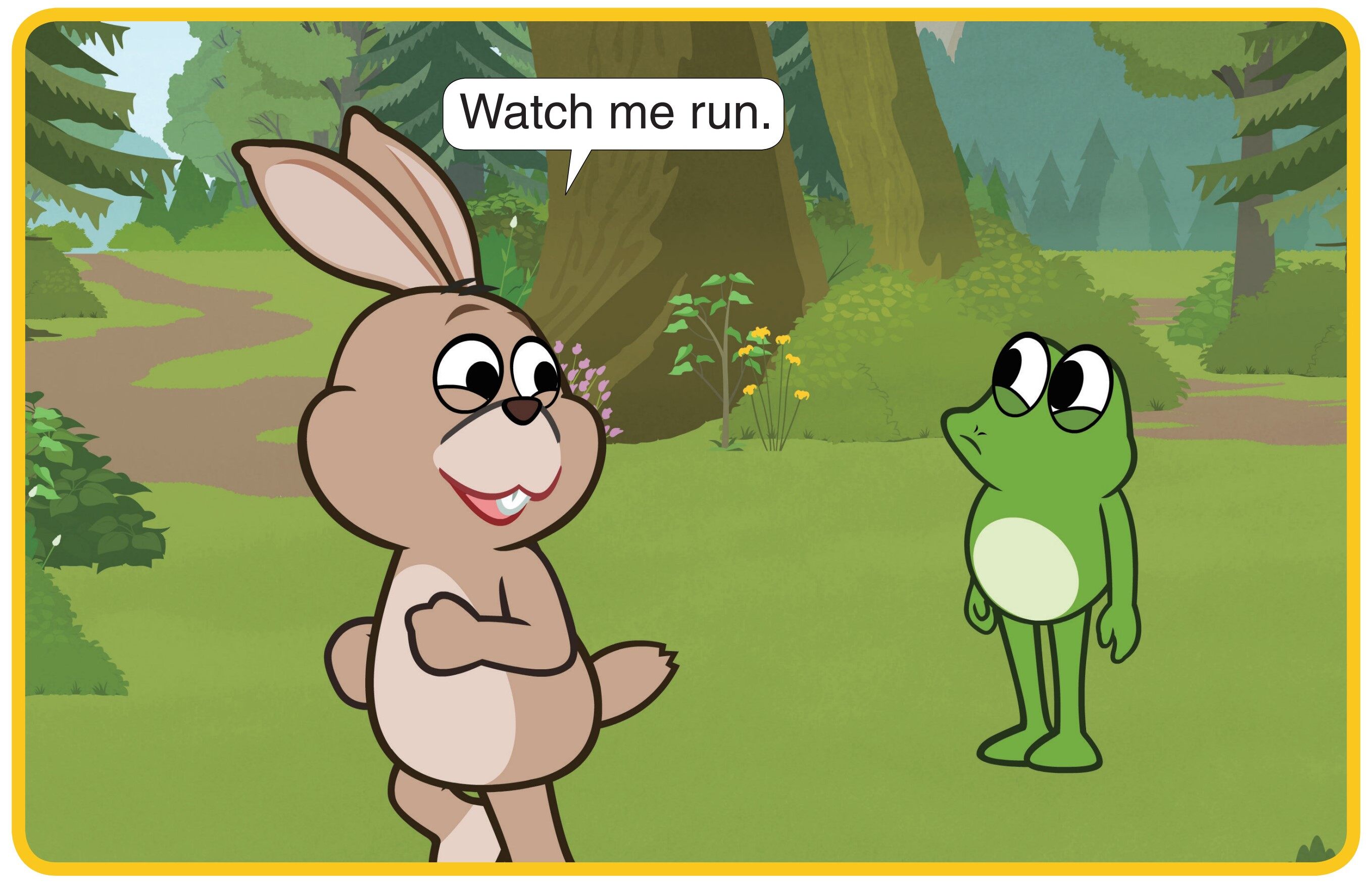 Watch Me Run绘本故事第2页
