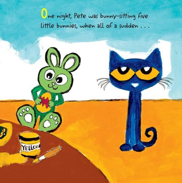 Pete the Cat  Five Little Bunnies绘本故事第3页