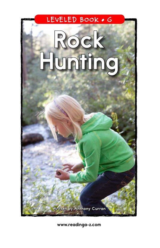 Rock Hunting绘本故事第2页