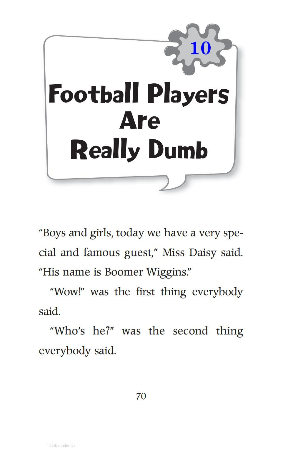 Chapter10 Football Players Are Really Dumb绘本故事第2页