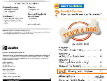 G1 Bey U4W5 Teach a Dog!绘本故事第3页
