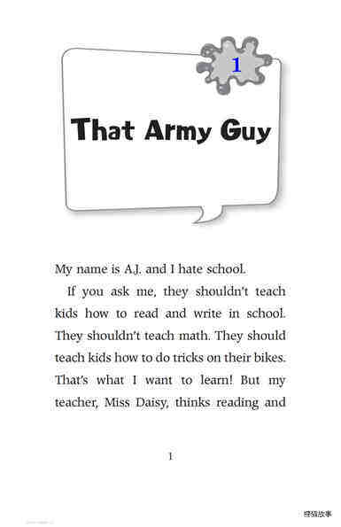Chapter1 That Army Guy绘本故事第3页