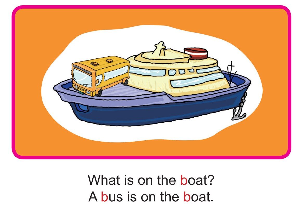 'B' words -  What Is on the Bed绘本故事第4页