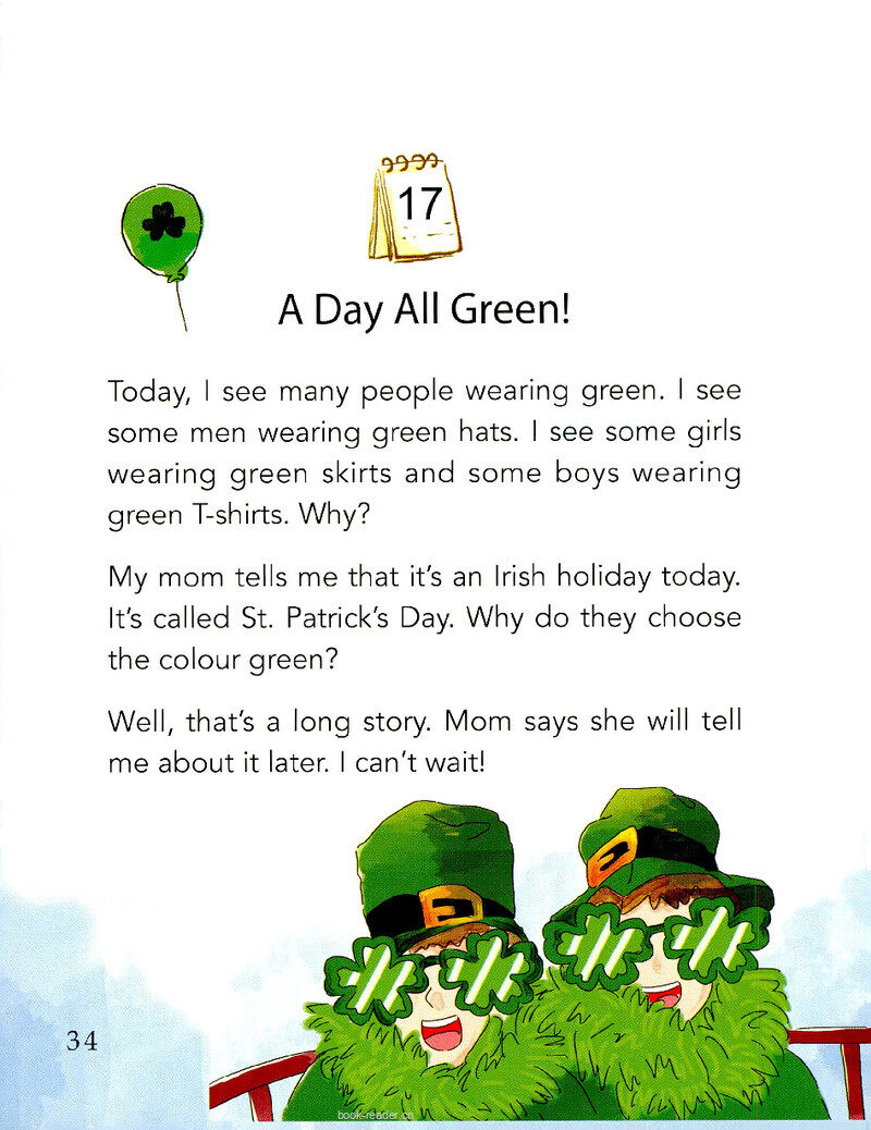 A Day All Green!绘本故事第2页
