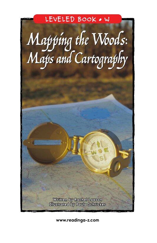 Mapping the Woods Maps and Cartography绘本故事第2页