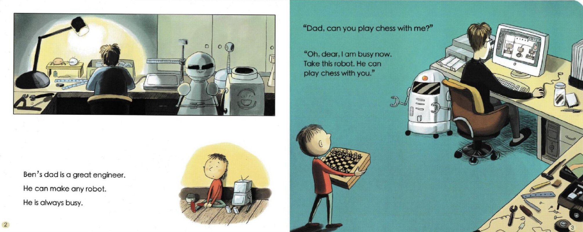 Daddy Robot绘本故事第3页