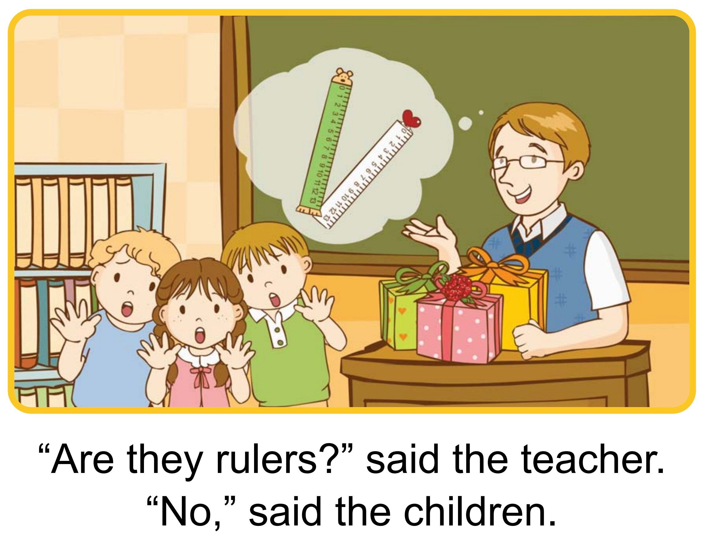 Surprise, Teacher!绘本故事第4页