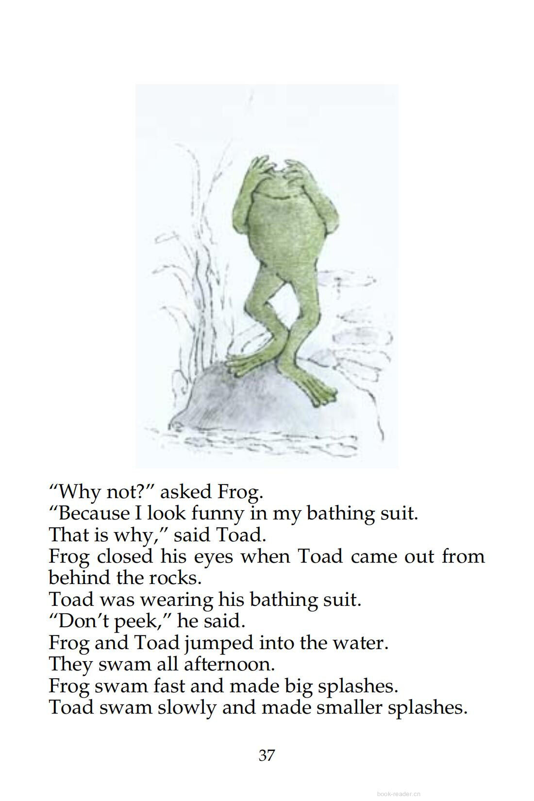 1-04 A Swim绘本故事第5页