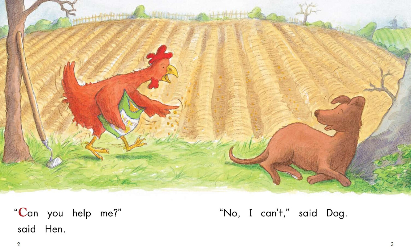 The Little Red Hen绘本故事第3页