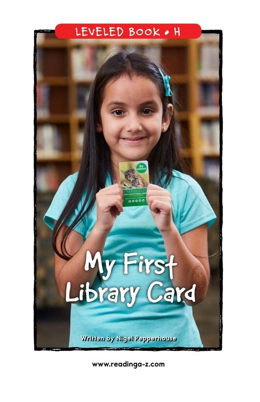 My First Library Card绘本故事第2页