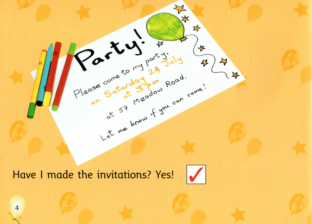 How to Have a Party绘本故事第5页