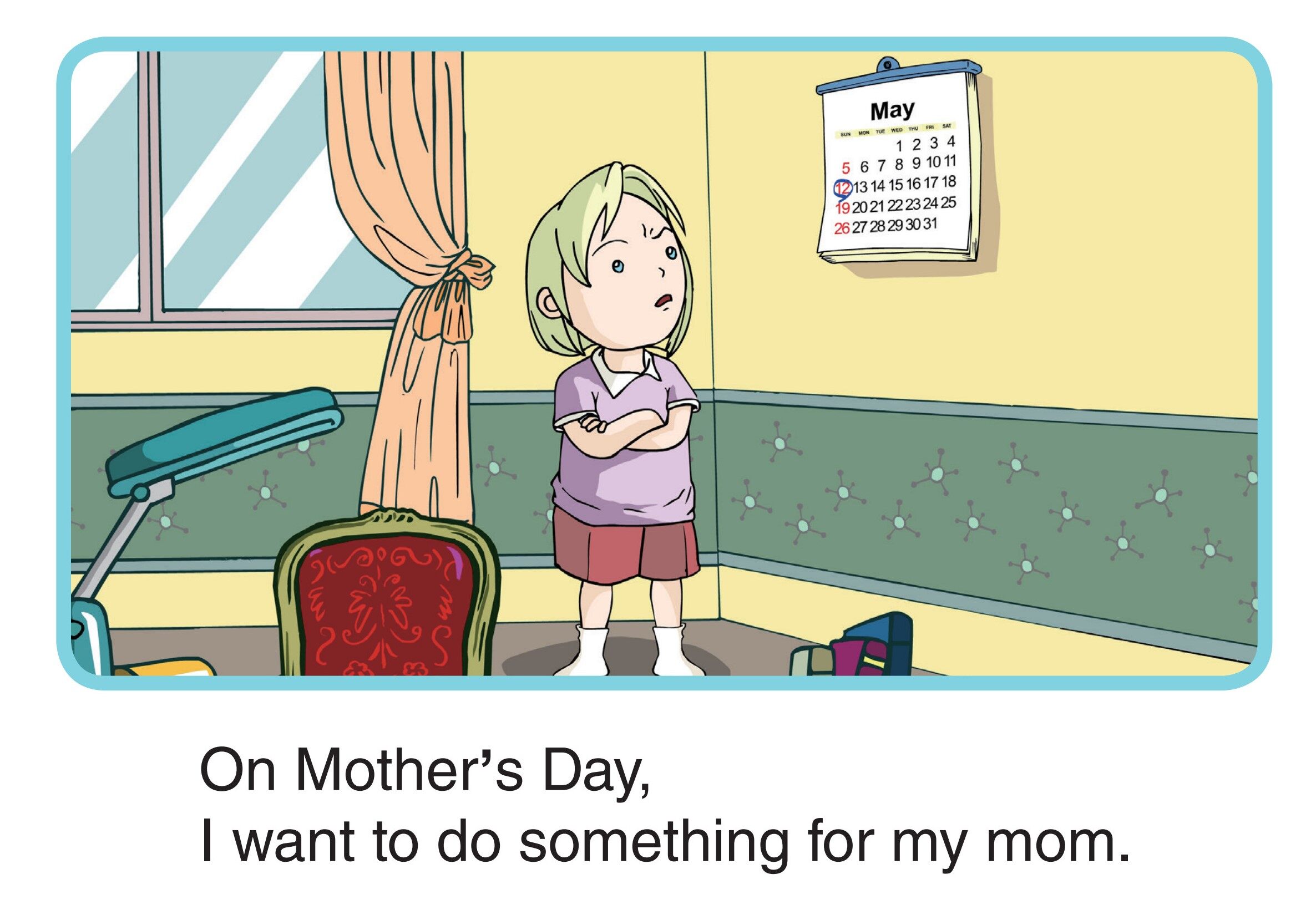 On Mother's Day绘本故事第2页