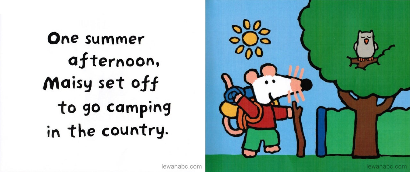 (34周)Maisy Goes Camping绘本故事第3页