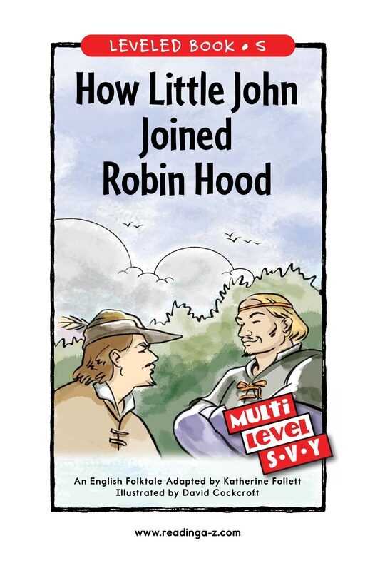 How Little John Joined Robin Hood绘本故事第2页