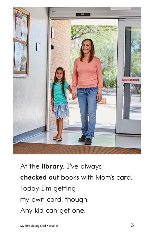 My First Library Card绘本故事第3页