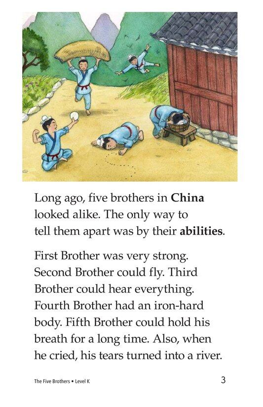 The Five Brothers绘本故事第3页