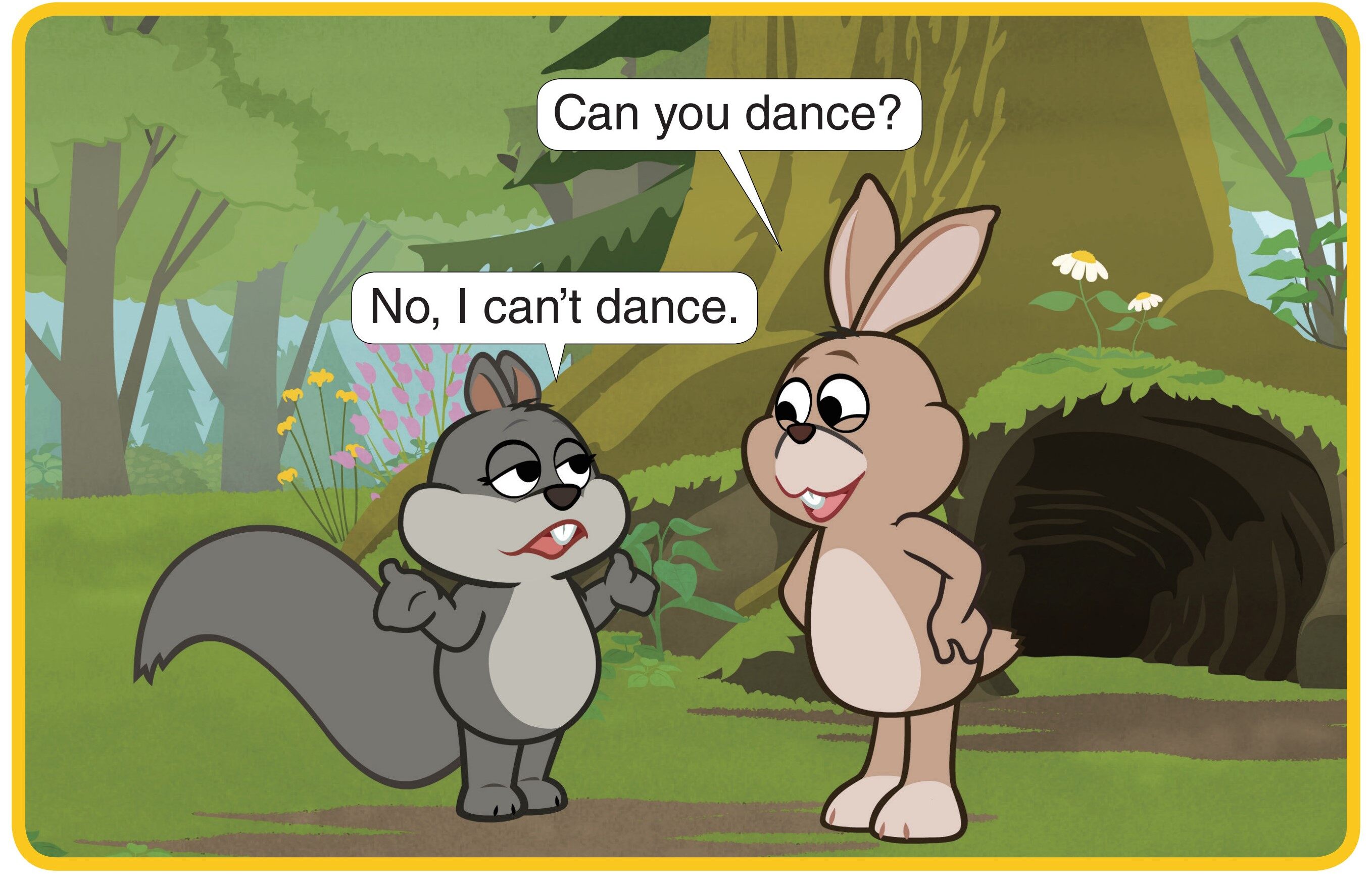 Yes, I Can绘本故事第2页