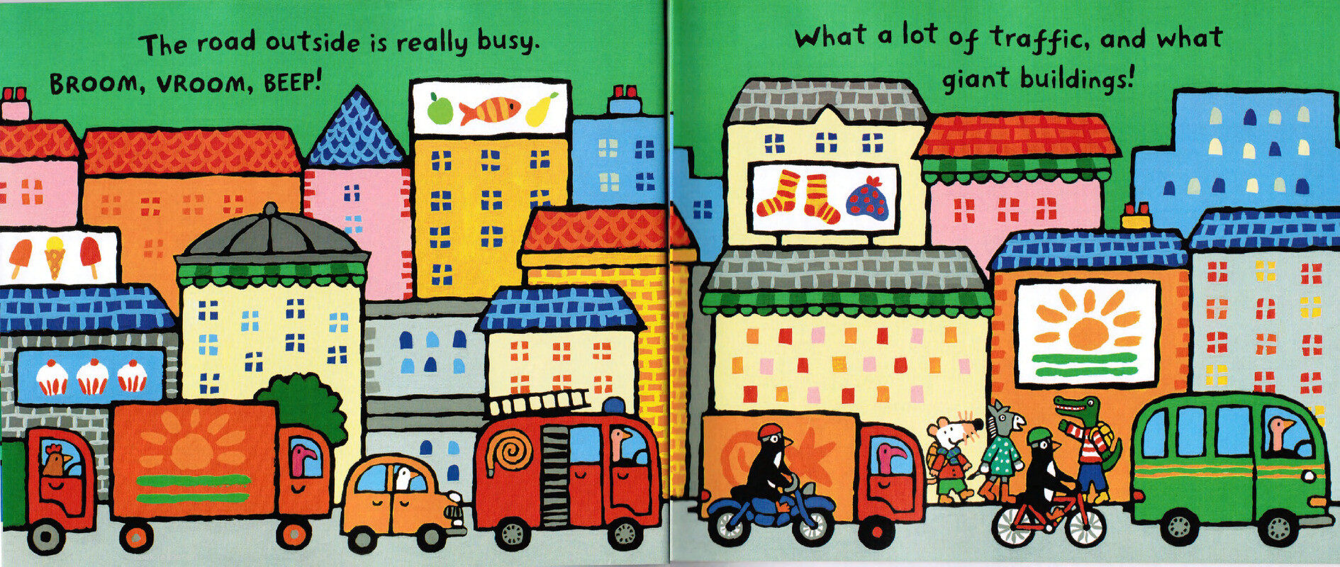 Maisy Goes to the City绘本故事第4页