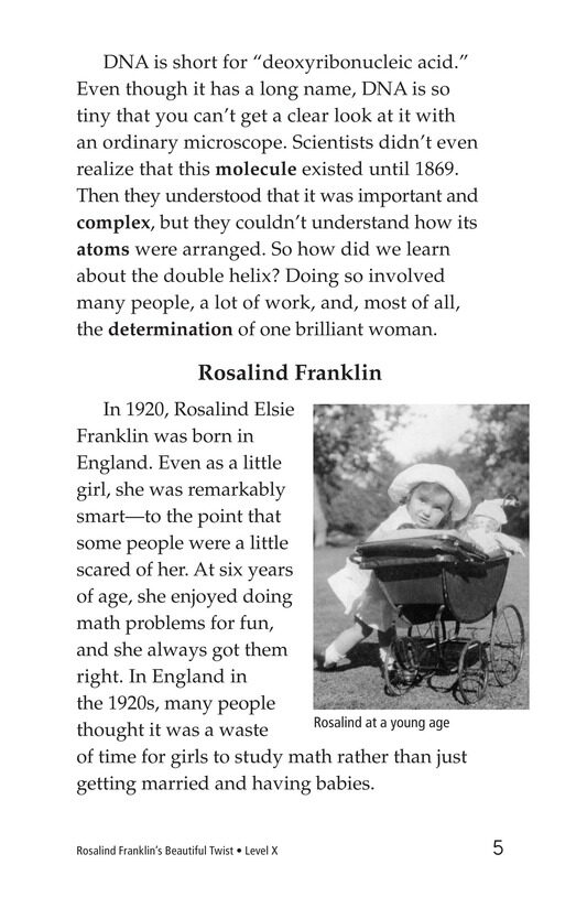 Rosalind Franklin's Beautiful Twist绘本故事第4页
