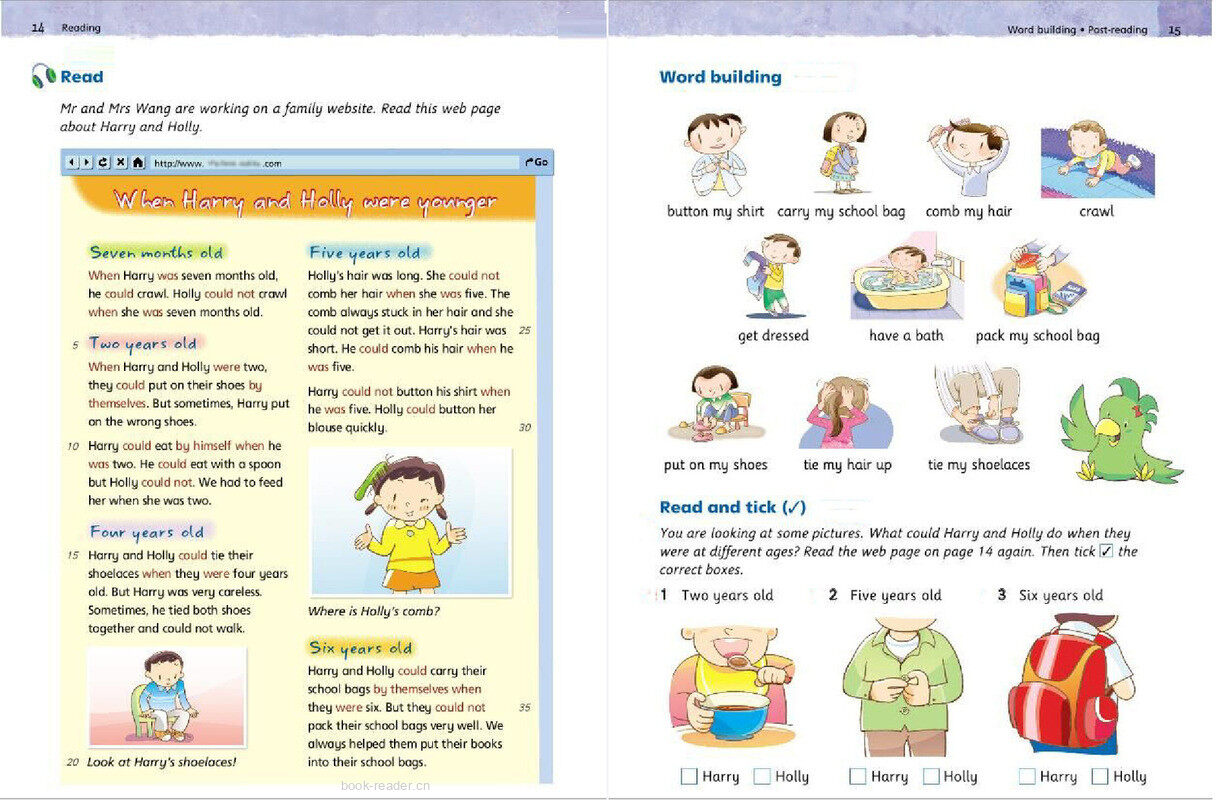 5B Unit 2 Time flies绘本故事第3页