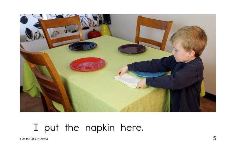 I Set the Table绘本故事第5页