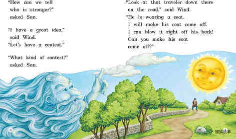 The Wind And The Sun绘本故事第4页